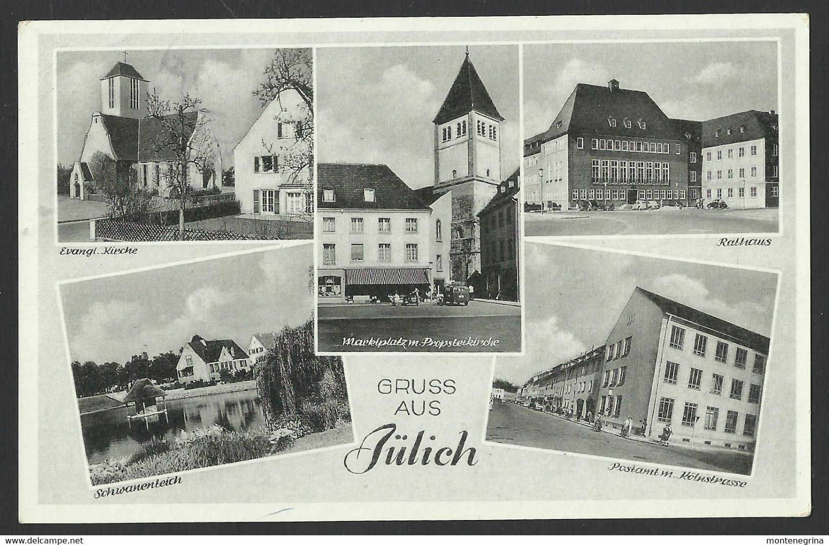 JULICH - Collage More Pictures - Old Postcard (see Sales Conditions) 06507 - Juelich