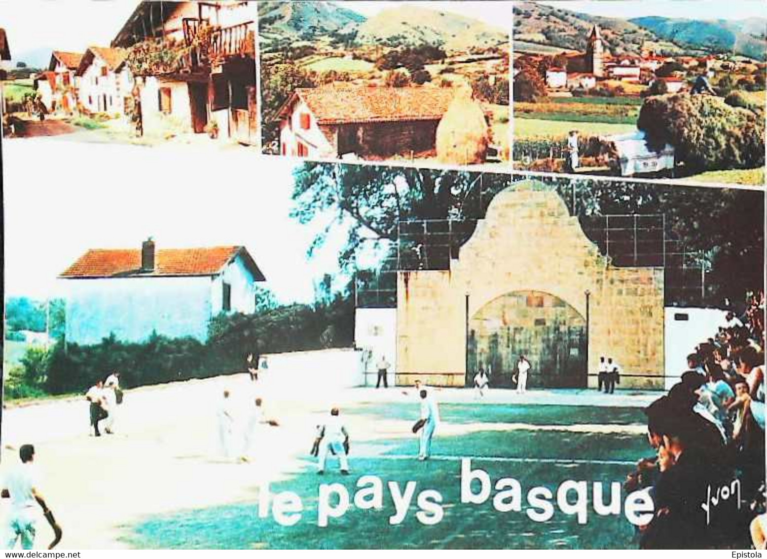 ► CPSM Le Pays Basque La Pelote Basque - Jeux Régionaux