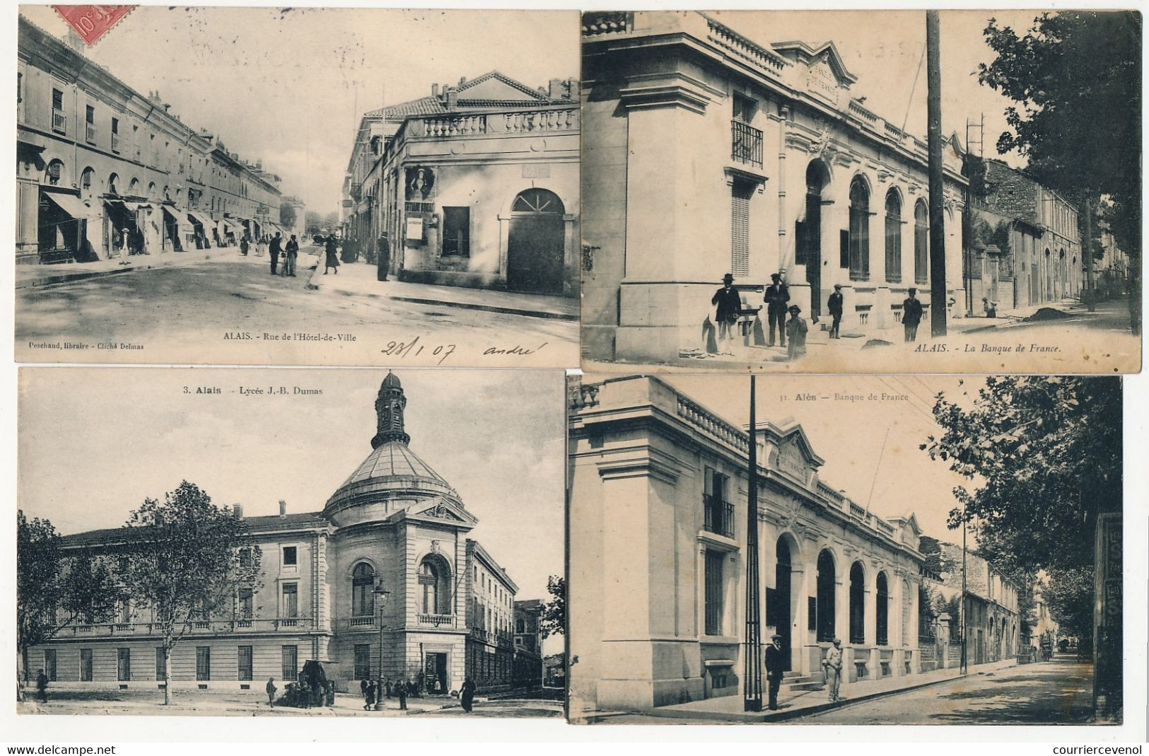 Lot 24 CPA - ALAIS / ALES (Gard) - 24 Cartes Diverses, Toutes En état TTB, Voyagées Ou Non... Voir Les Scans - Alès