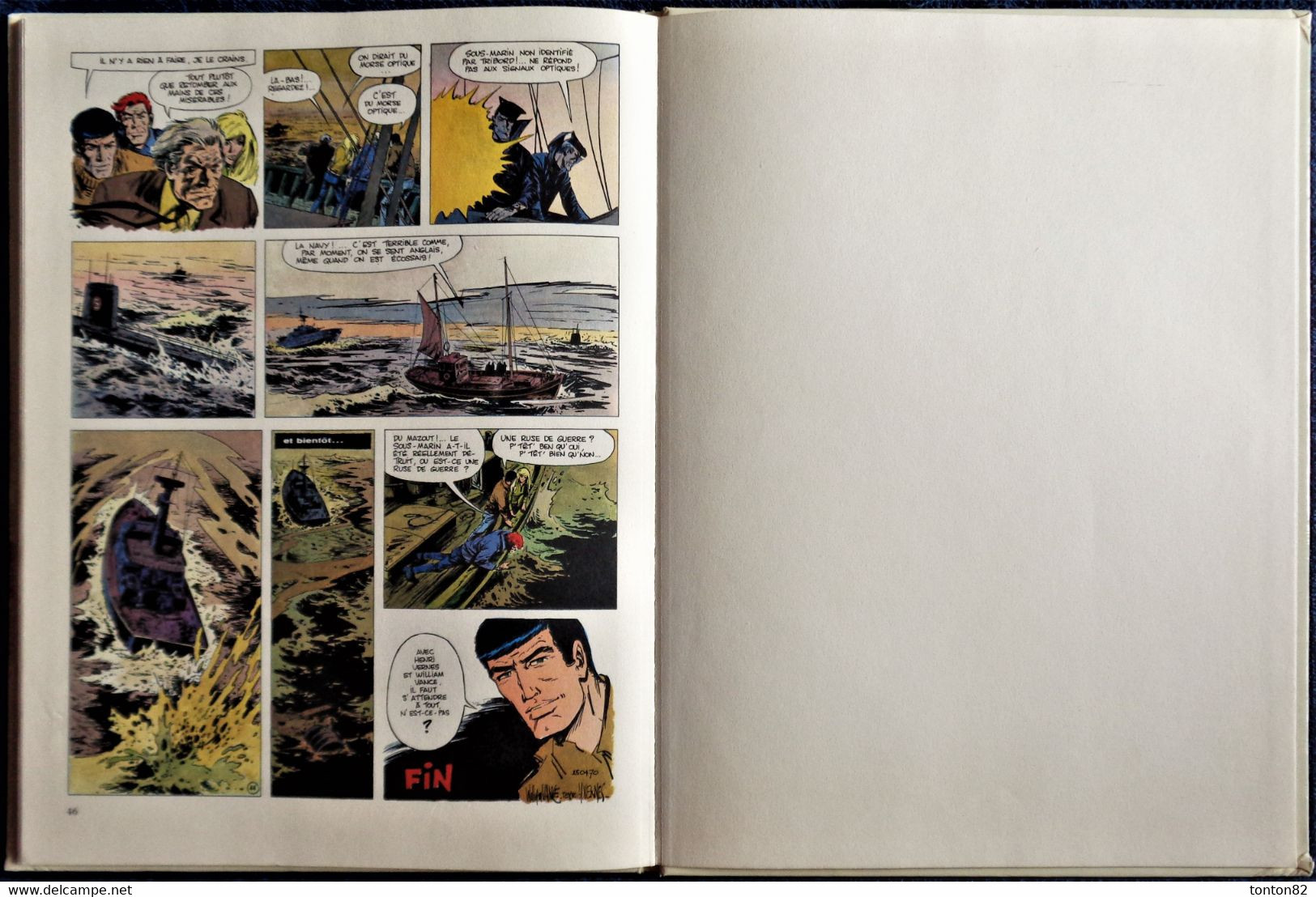 Henri Vernes / William Vance - BOB MORANE N° 13 - Les Yeux Du Brouillard - DARGAUD - ( 1973 ) . - Bob Morane