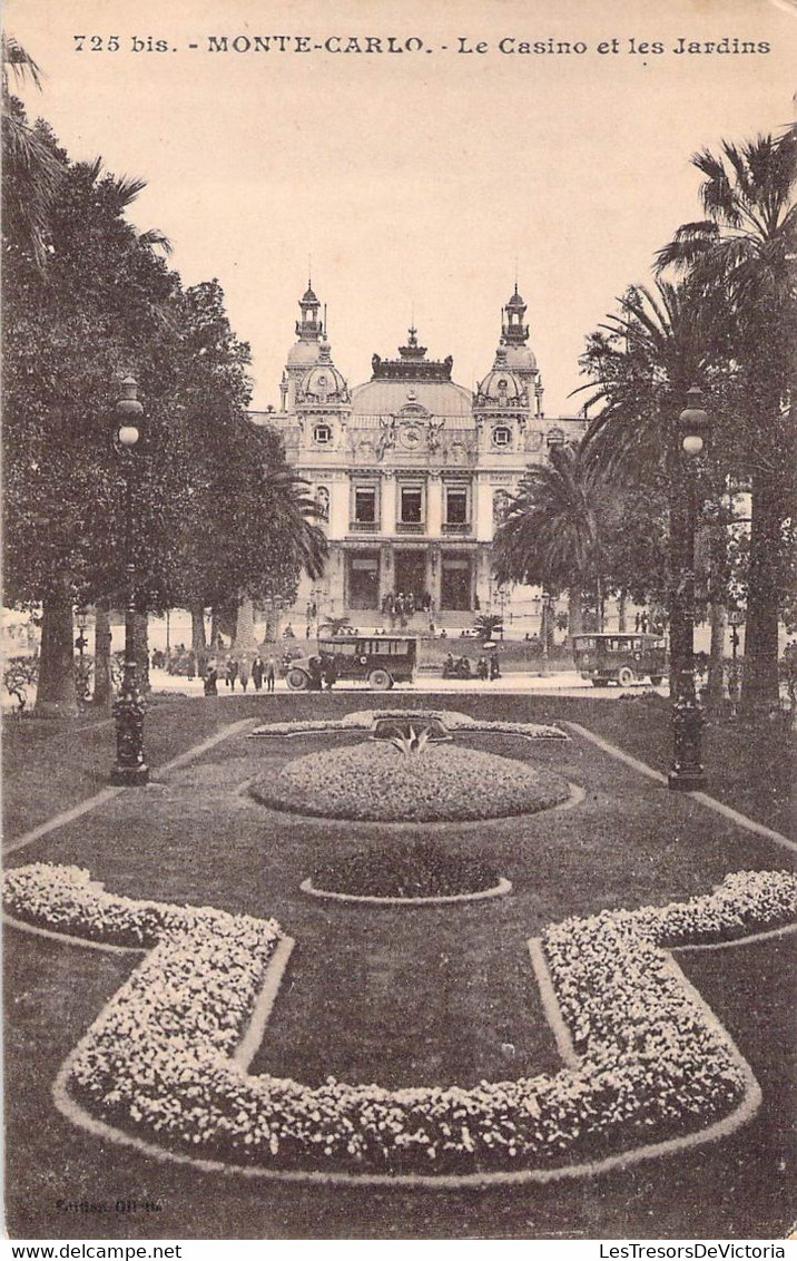 CPA Monte Carlo - Le Casino Et Les Jardins - 725 Bis - Monte-Carlo