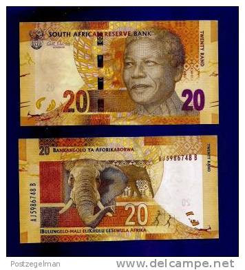 SOUTH AFRICA 2012 MANDELA 20 RAND NOTE (crispy New, Straight From The Bank) COLLECTORS ITEM - Afrique Du Sud