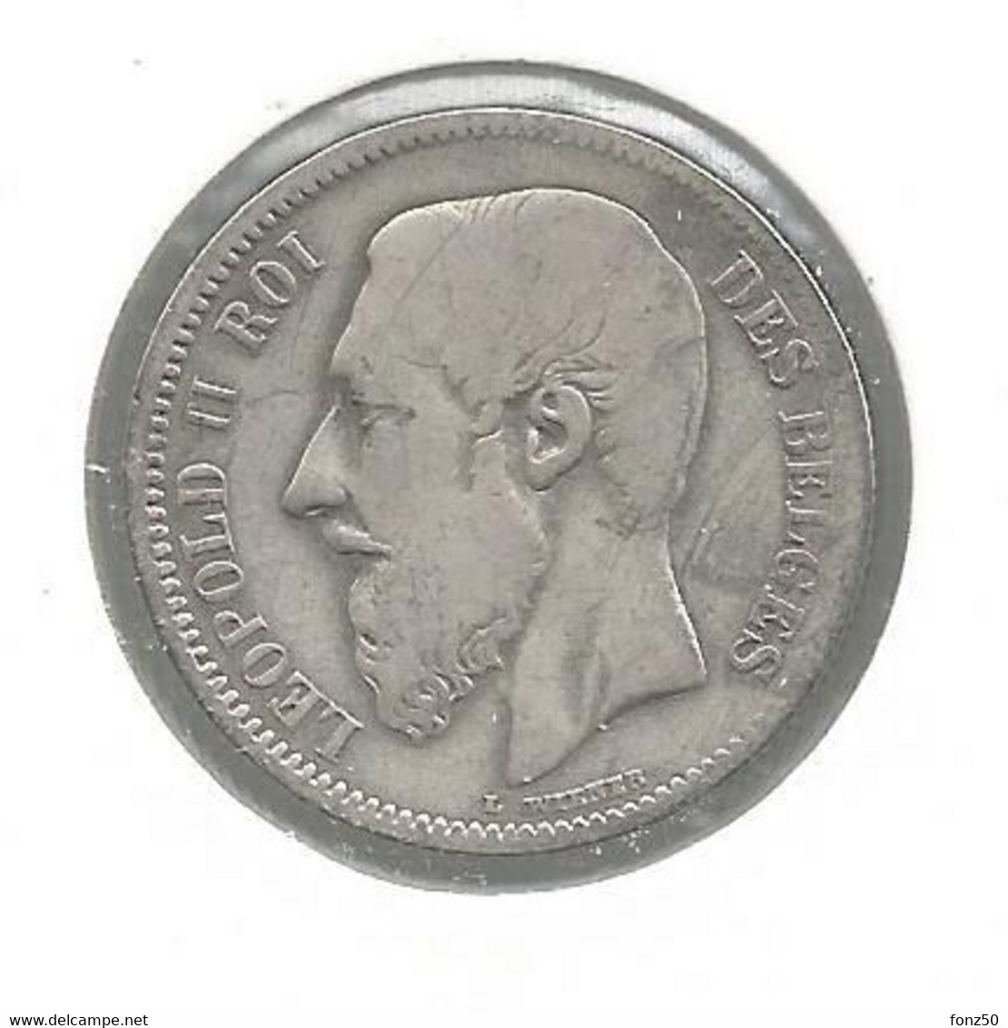 LEOPOLD II * 5 Frank 1868 * Z.Fraai * Nr 11027 - 2 Francs