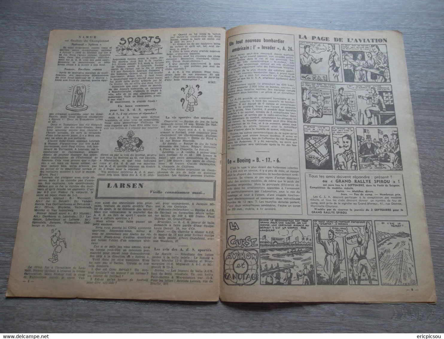 Spirou ( Le Journal ) N23 1945 - Spirou Magazine