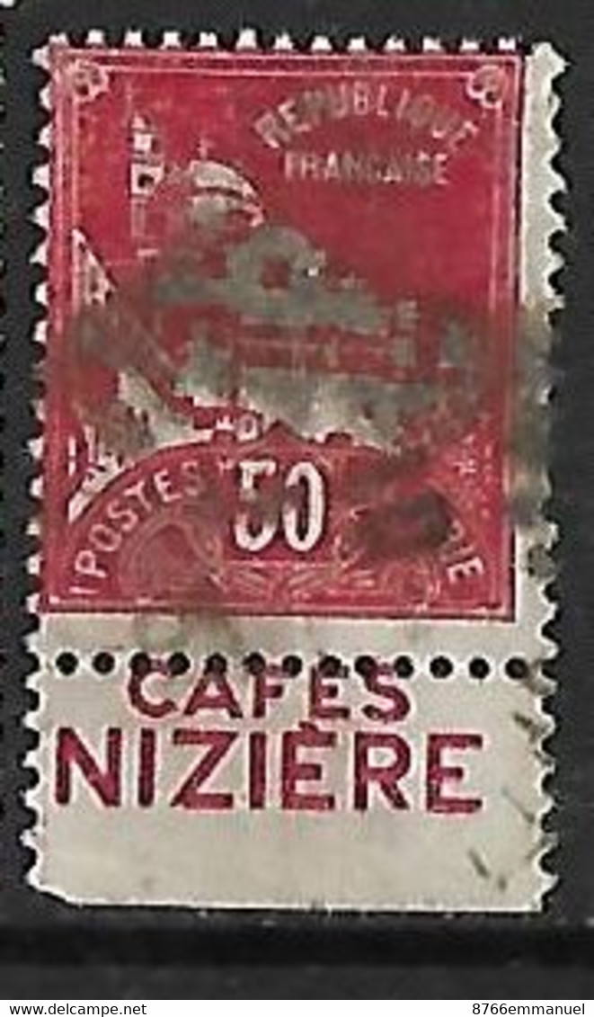 ALGERIE N°79Ab Publicité "Cafés Nizière" - Oblitérés