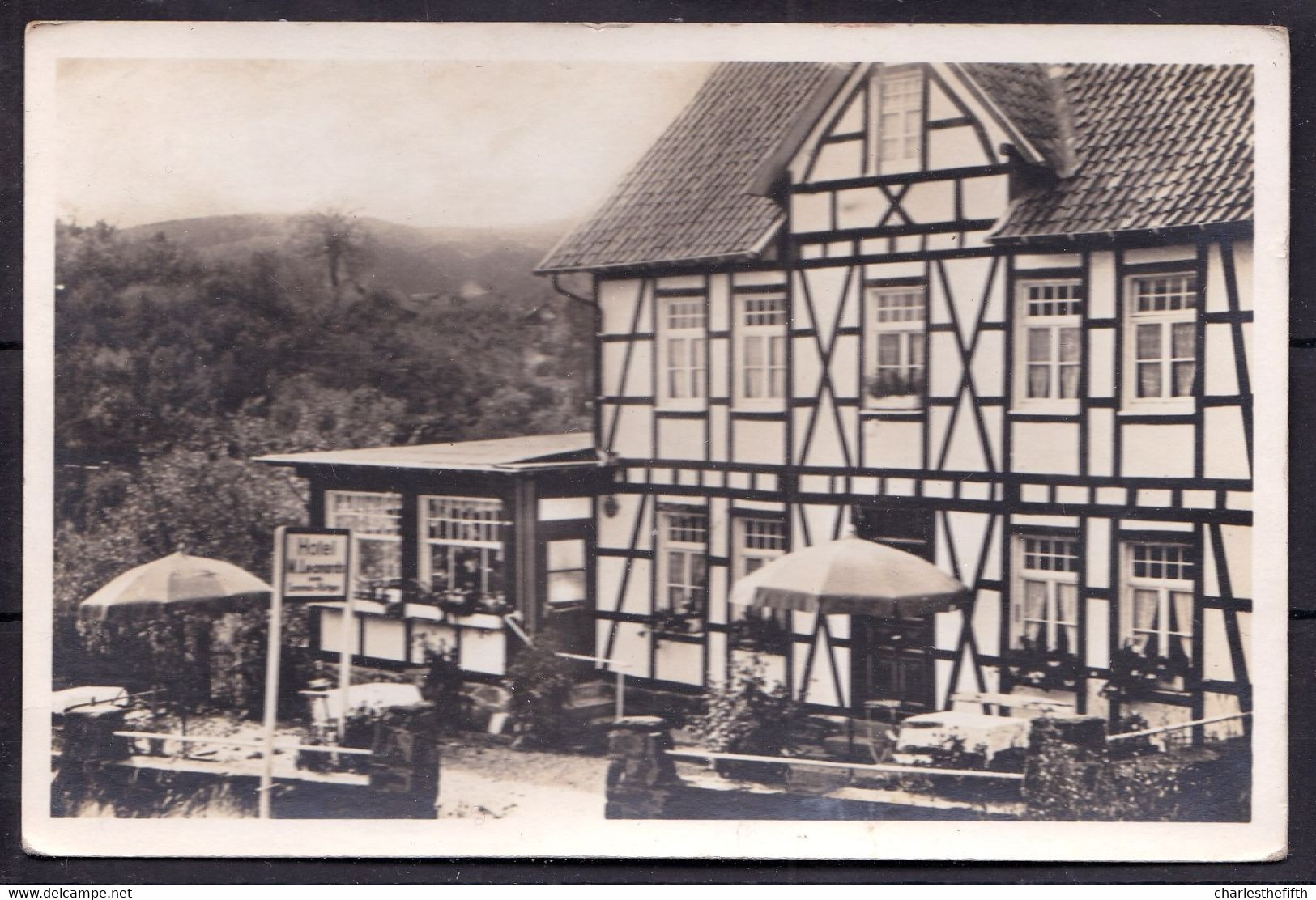 ALTE KARTE  * RUHRBERG / EIFEL - HOTEL M. LEONHARDS - Vorm. Commes-Hürtgen - SIMMERATH - Simmerath