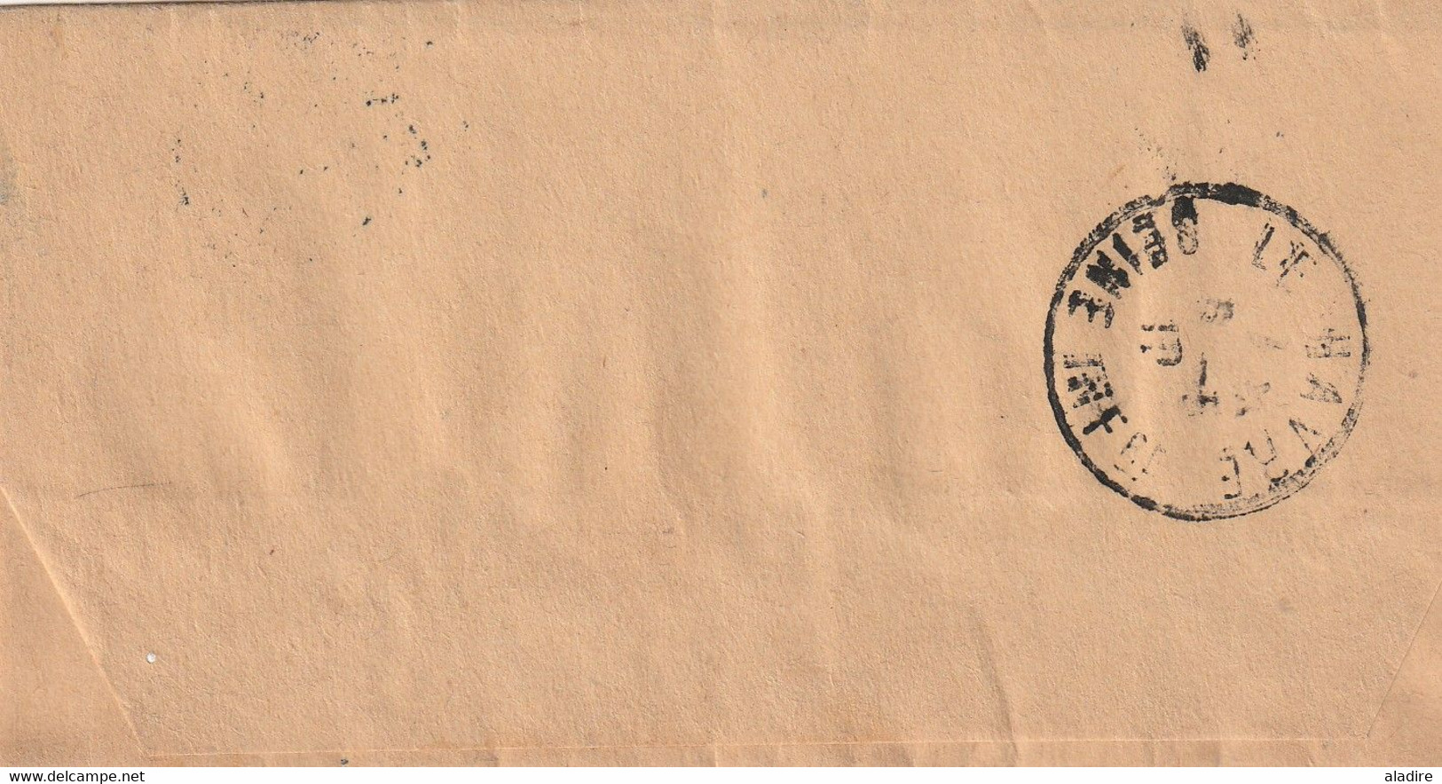 1910 - KEVII 1/2 D Newspaper Wrapper Stationery From Liverpool To Le Havre, France - Arrival Stamp - Covers & Documents