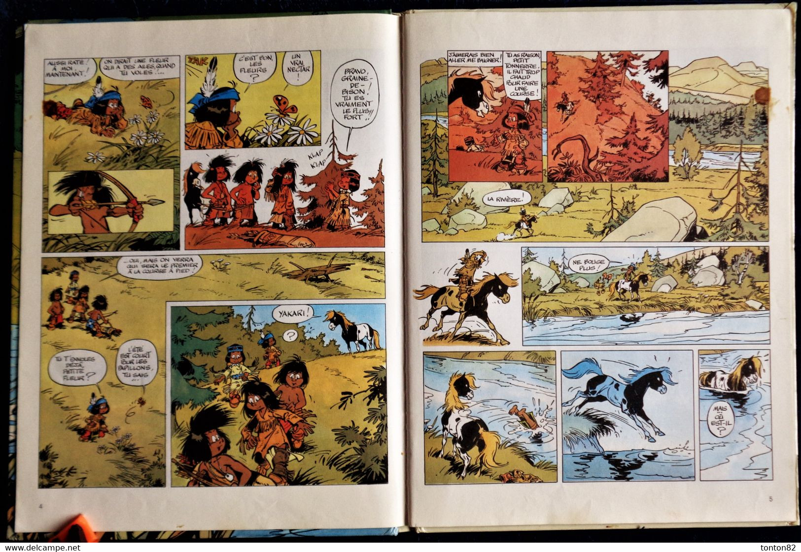 Derib + Job - YAKARI - N° 3 - Yakari Chez Les Castors - Casterman - ( E.O. 1977 ) . - Yakari