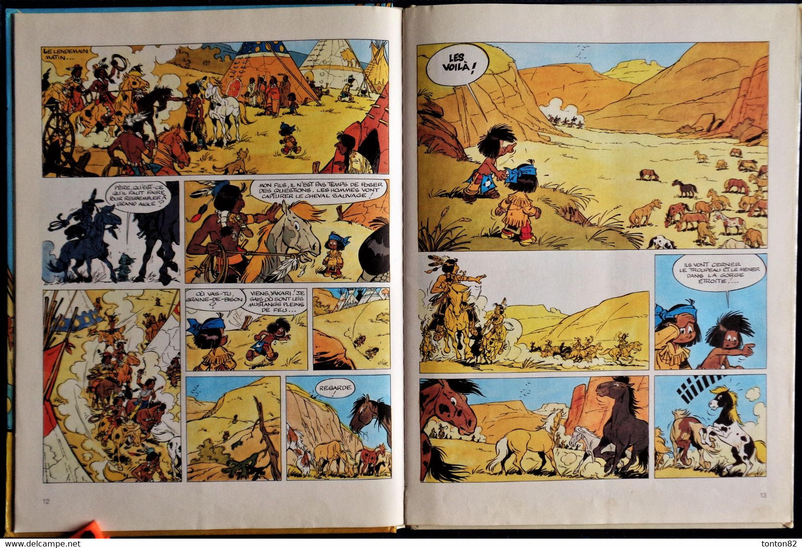 Derib + Job - YAKARI - N° 1 - Casterman - ( 1977 ) .