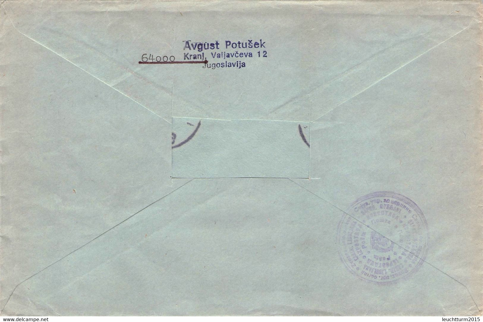 JUGOSLAVIJA - REGISTERED MAIL 1977 LJUBLJANA > ROSITZ/DDR / ZL321 - Briefe U. Dokumente