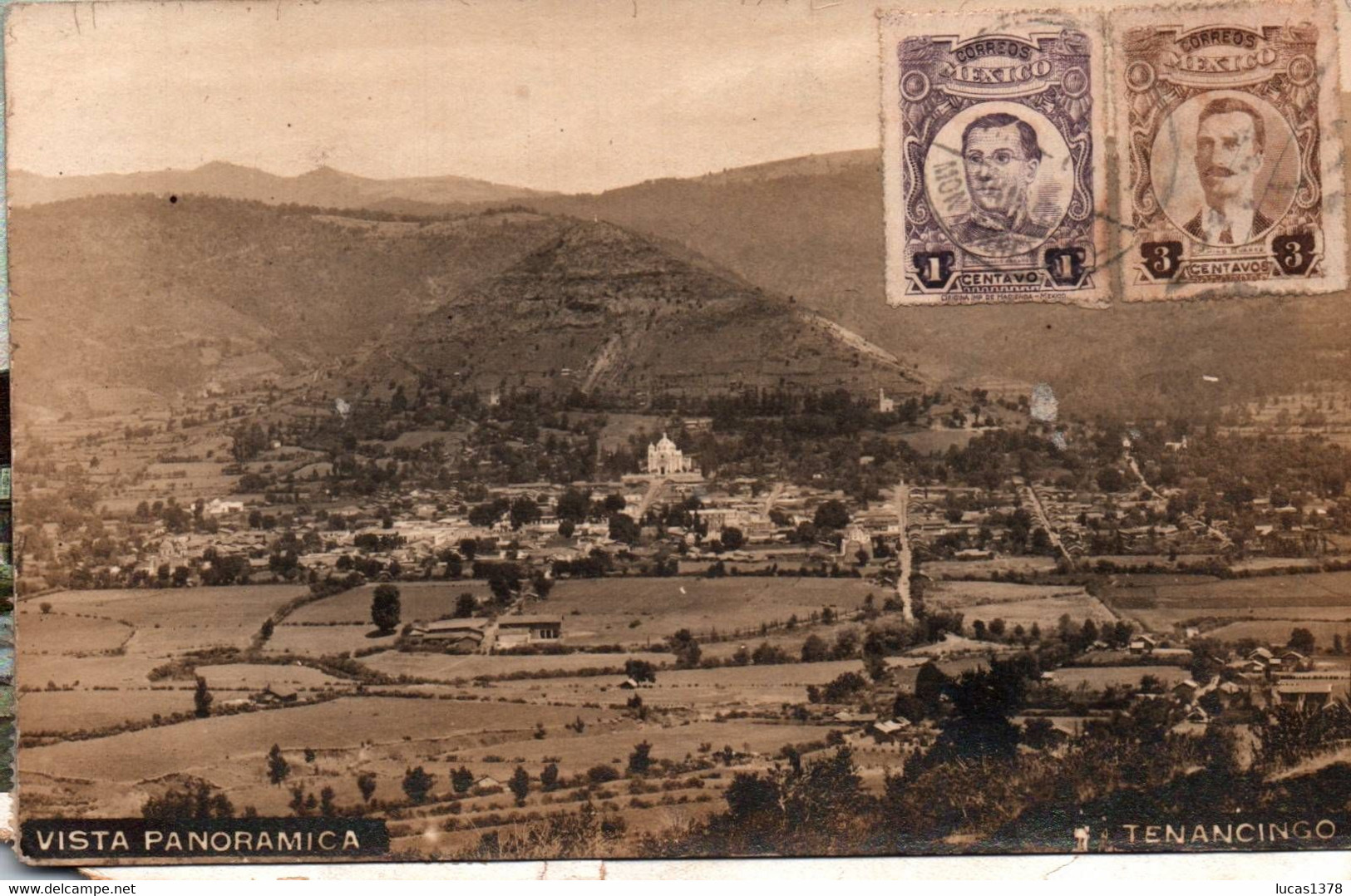 CARTE PHOTO / TENANCINGO / VISTA PANORAMICA /  BEL AFFRANCHISSEMENT / RARE - México