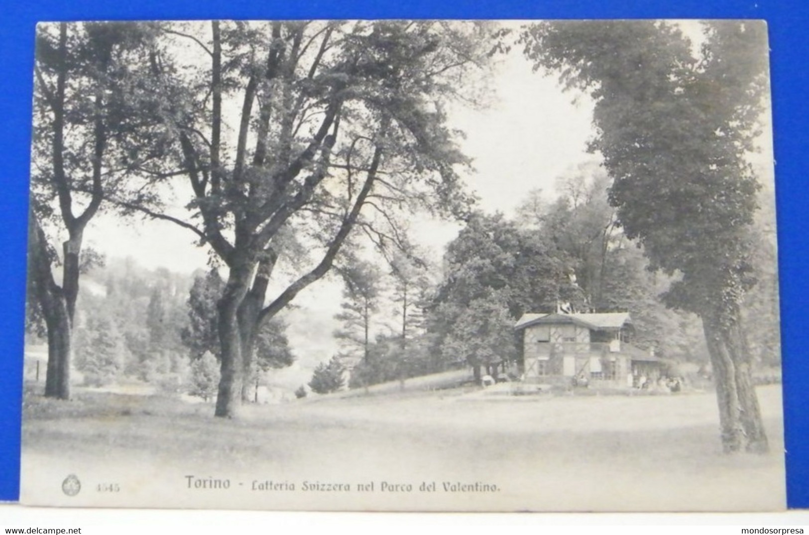 (T) TORINO  - LATTERIA SVIZZERA NEL PARCO DEL VALENTINO - VIAGGIATA 1907 - Parken & Tuinen