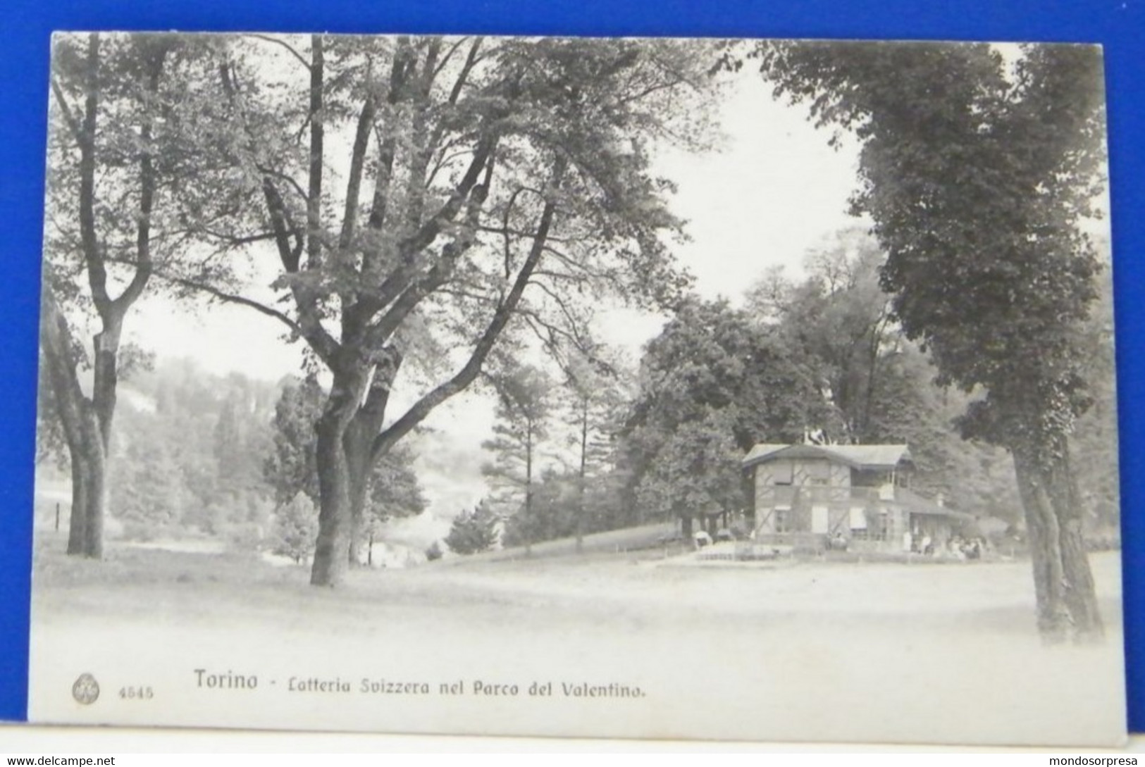 (T) TORINO  - LATTERIA SVIZZERA NEL PARCO DEL VALENTINO - VIAGGIATA 1907 - Parques & Jardines