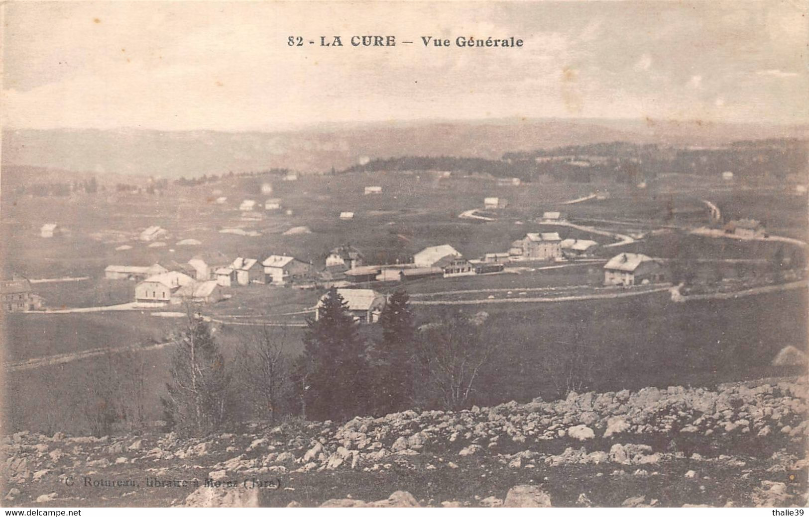 La Cure Les Rousses Près Morez Prémanon Saint St Cergue Gare Tramway 82 Rotureau - Andere & Zonder Classificatie