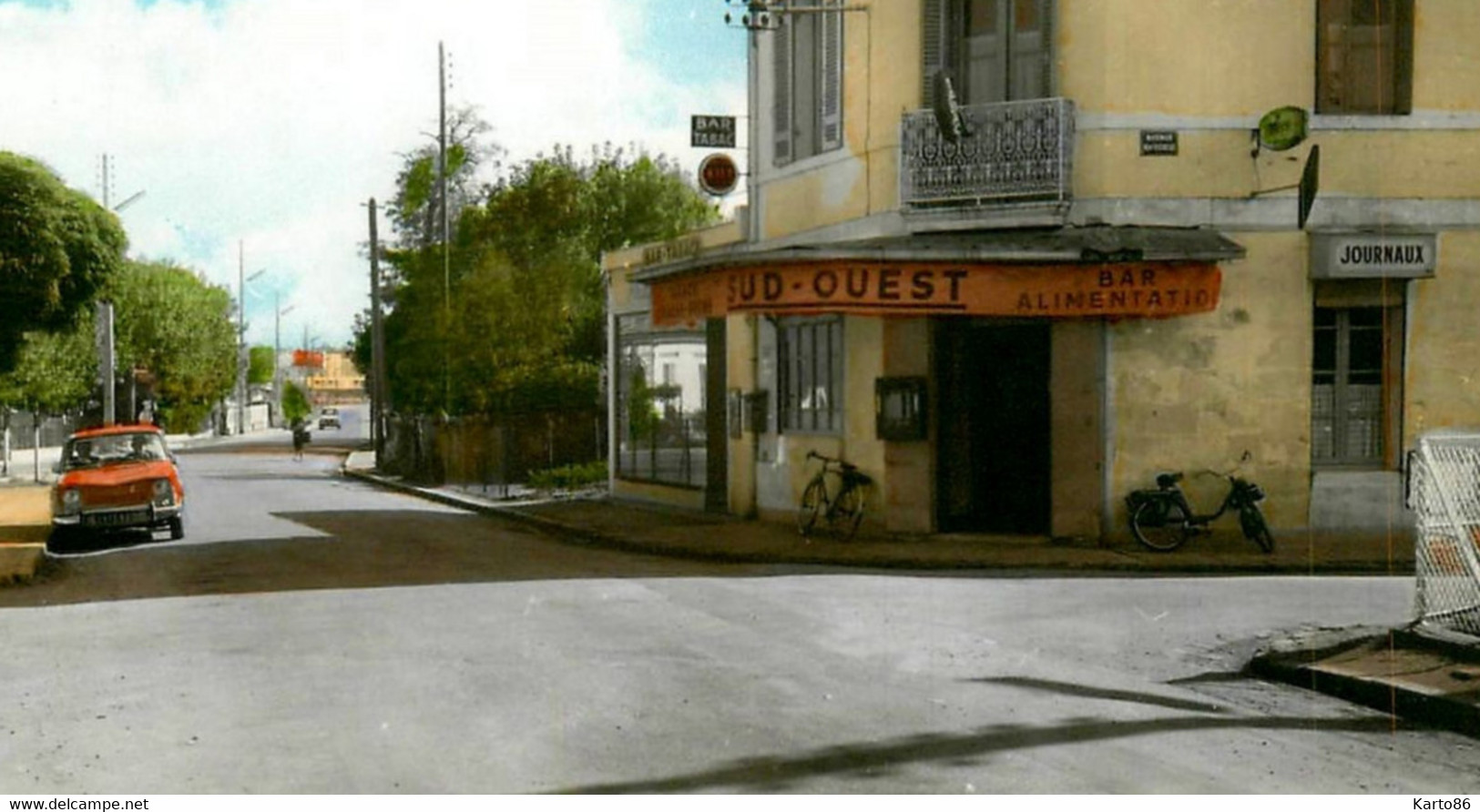 Le Pichey , Mérignac * Débit De Tabac Tabacs TABAC Bar Alimentation Journaux SUD OUEST , La Route De Bordeaux - Merignac