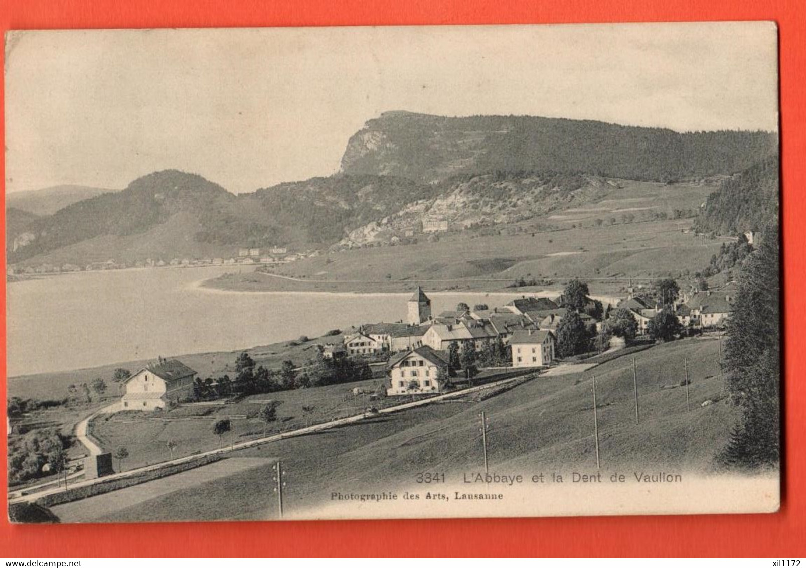 ZPR-33 Val De Joux L'Abbaye Et Dent De Vaulion  Circ. En 1909 Vers La France.  Des Arts 3341 - L'Abbaye