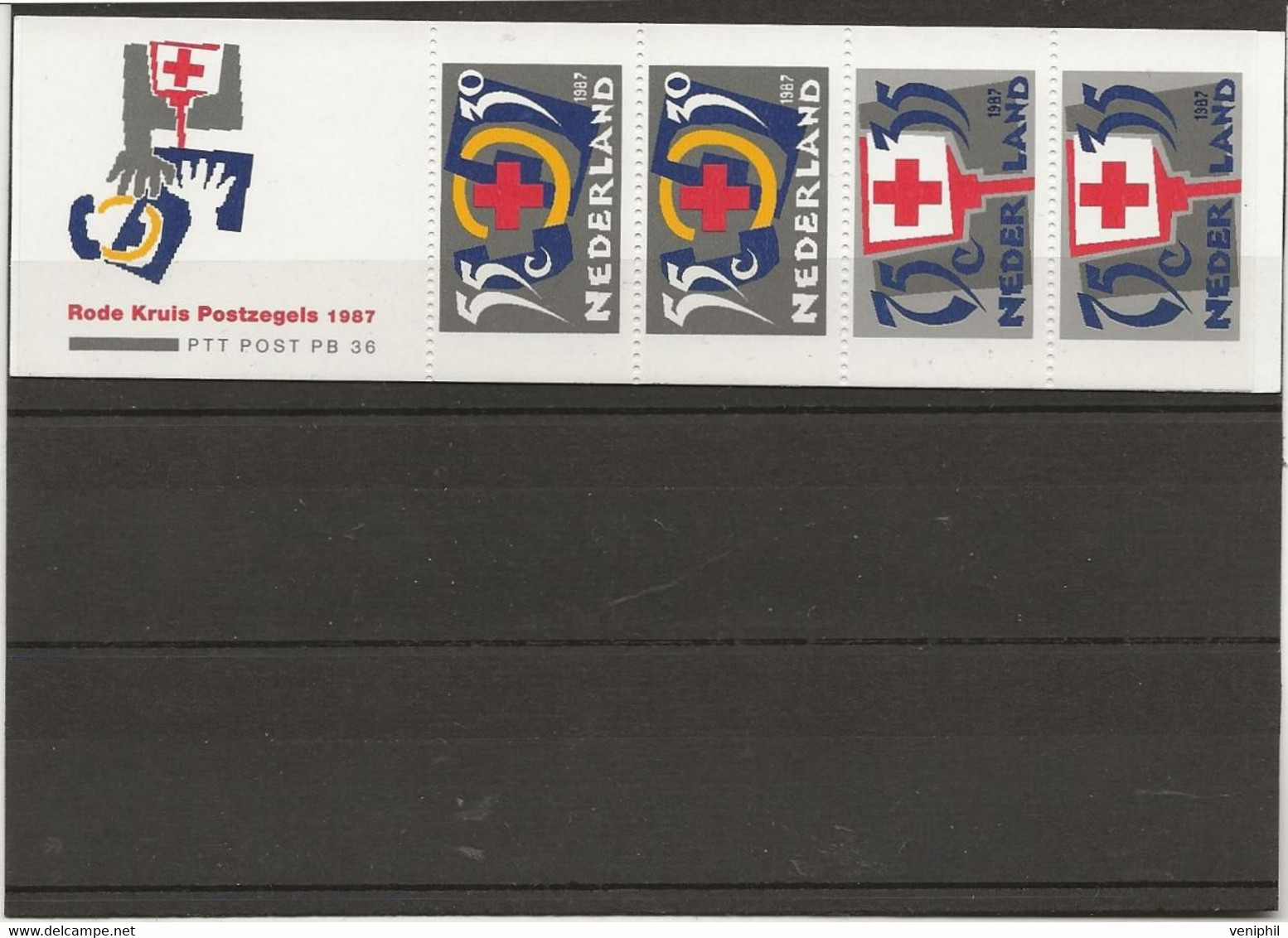 CARNET CROIX ROUGE N° C 1293 A - ANNEE 1987 - - Carnets Et Roulettes