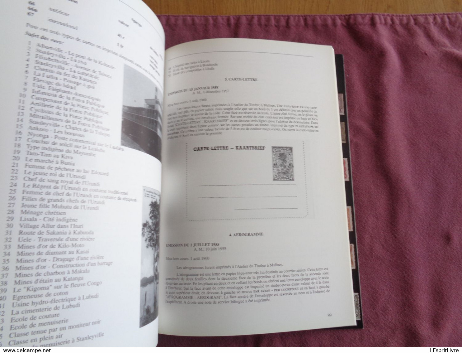 HISTOIRE DU SERVICE POSTAL AU CONGO T 2 rare 200 Exemplaires Marcophilie Philatélie Cachet Lettre Afrique Marque Poste