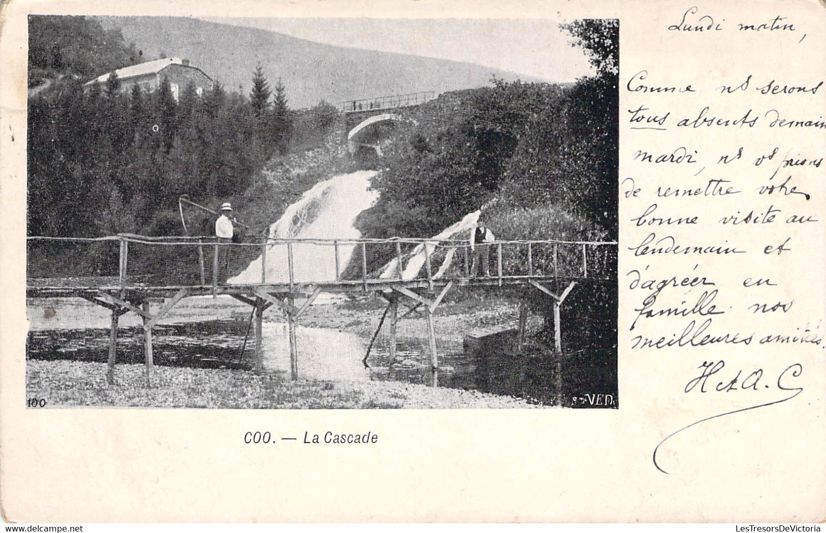 CPA Coo - La Cascade - Carte Précurseur - Oblitéré En 1906 - Stavelot