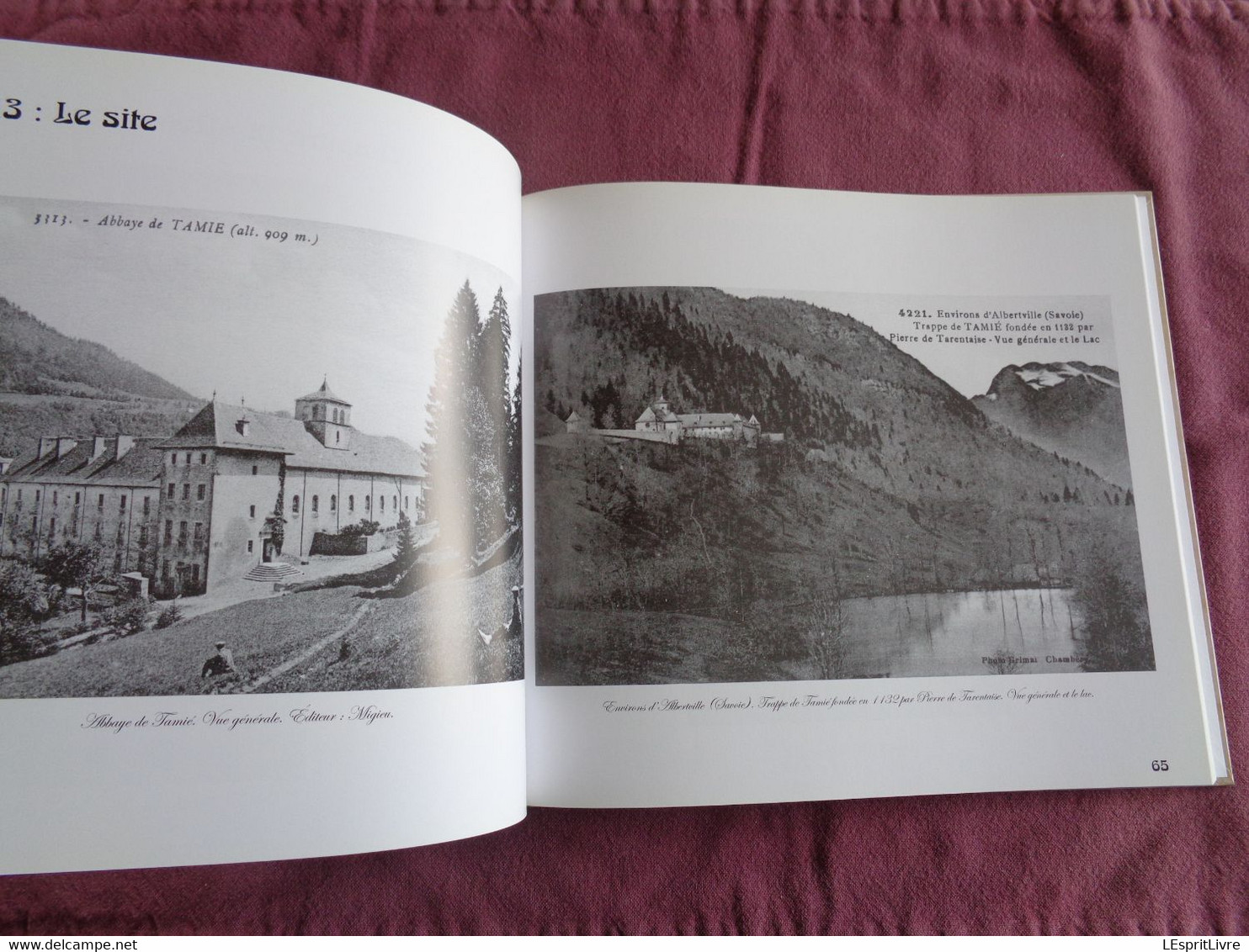 L'ABBAYE DE TAMIE Jadis et Naguère à Travers la Carte Postale Régionalisme Savoie Cisterciens Moine Trappe Trappiste