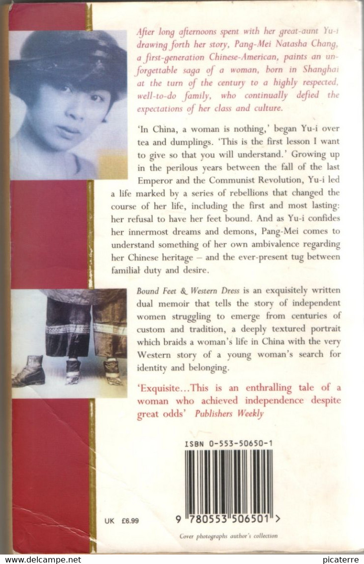 POST FREE UK - BOUND FEET & WESTERN DRESS By Pang-Mei Natasha Chang -216page Illustrated Paperback 1997 - Cultural