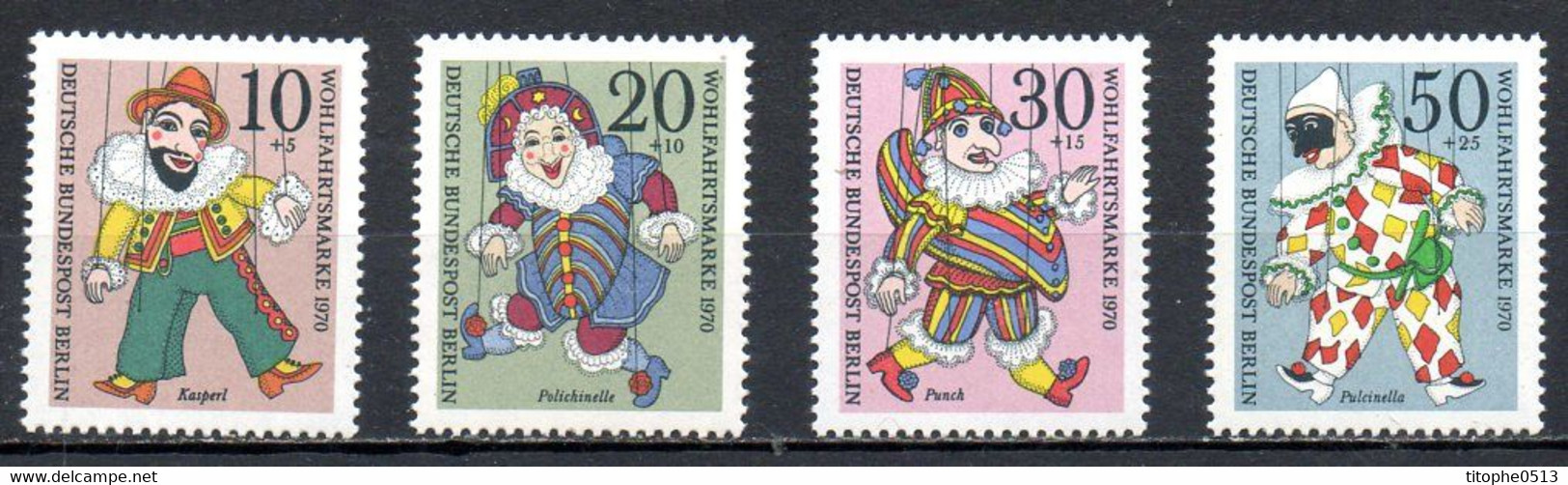 ALLEMAGNE BERLIN. N°335-8 De 1970. Marionnettes. - Puppets