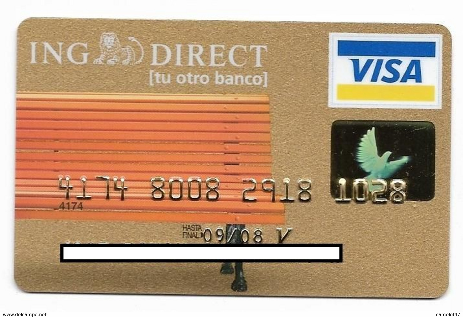 ING Direct, Spain, Magnetic MasterCard Credit Card, # Cc-141 - Credit Cards (Exp. Date Min. 10 Years)