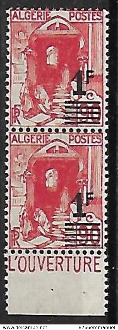 ALGERIE N°158A N** Bande Publicitaire - Unused Stamps