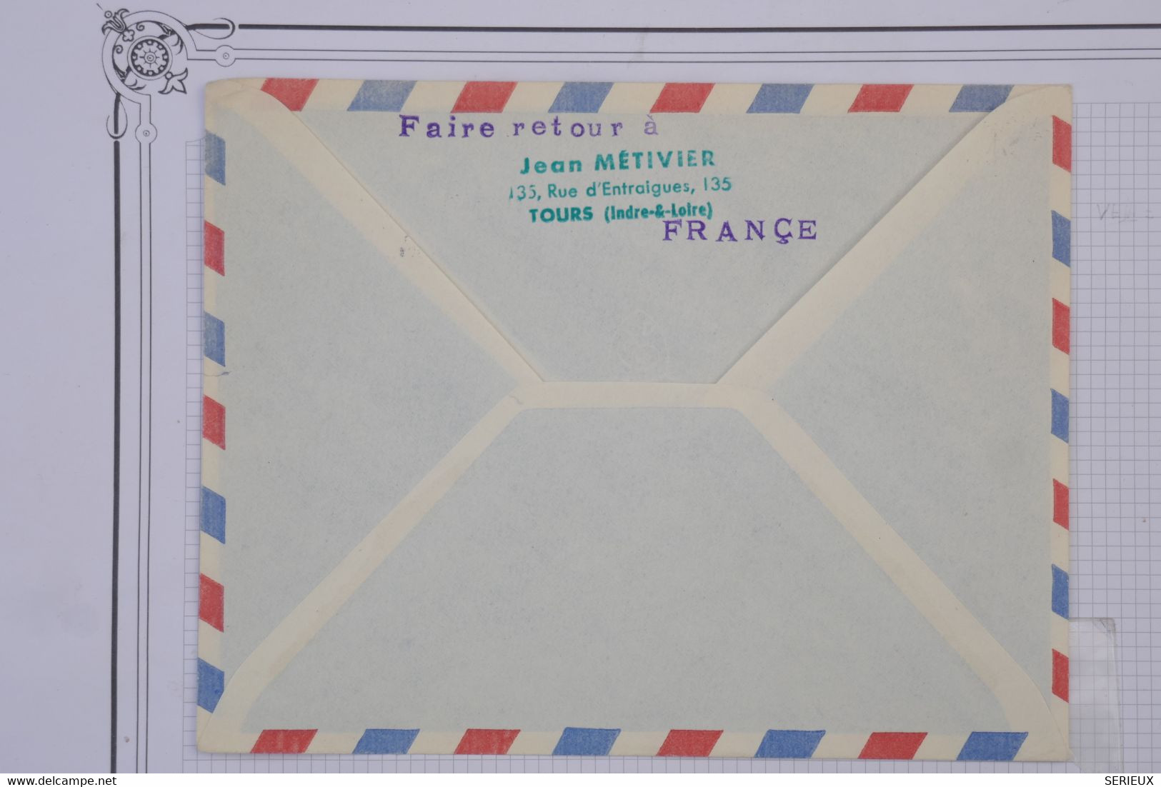 M6 FRANCE BELLE LETTRE 1961 1SALON AERONAUTIQUE  LE BOURGET POUR BERLIN GERMANY +AEROPHILATELIE+ AFFRANCH. PLAISANT - 1960-.... Covers & Documents