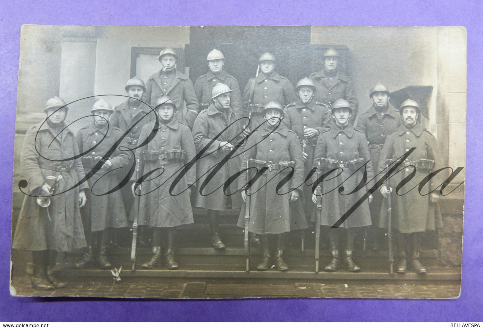 Carte Photo Soldats Belge. Fotokaart Soldaten In Uniform.Militairen - Uniforms