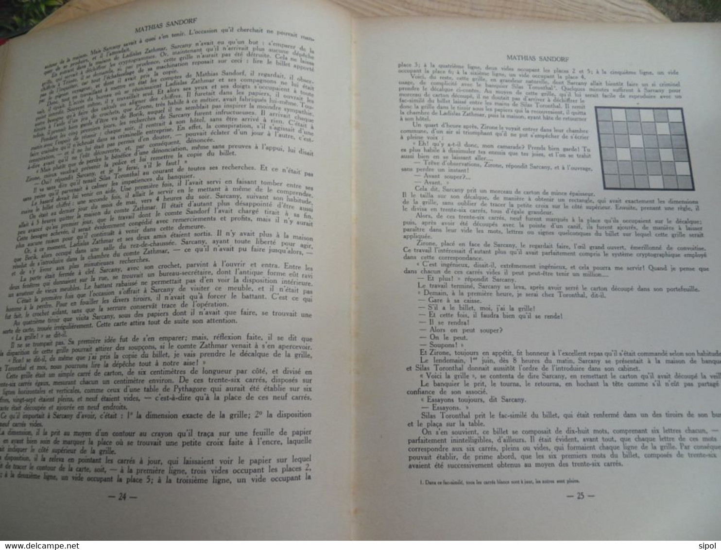 Jules Verne Mathias Sandorf Librairie Hachette Paris Prix remis à un élève en1939 BE