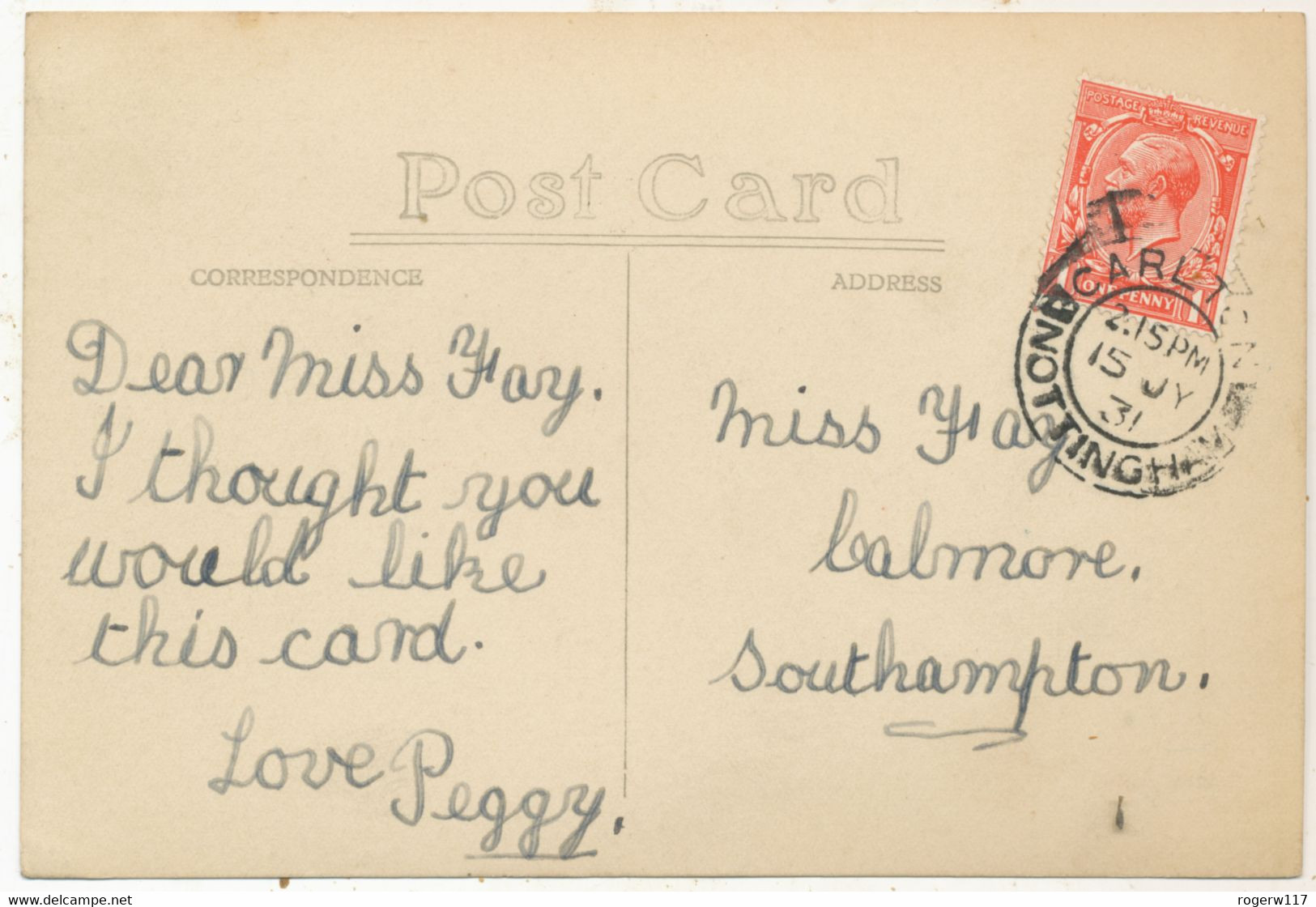 Council House, Nottingham, 1931 Postcard - Nottingham