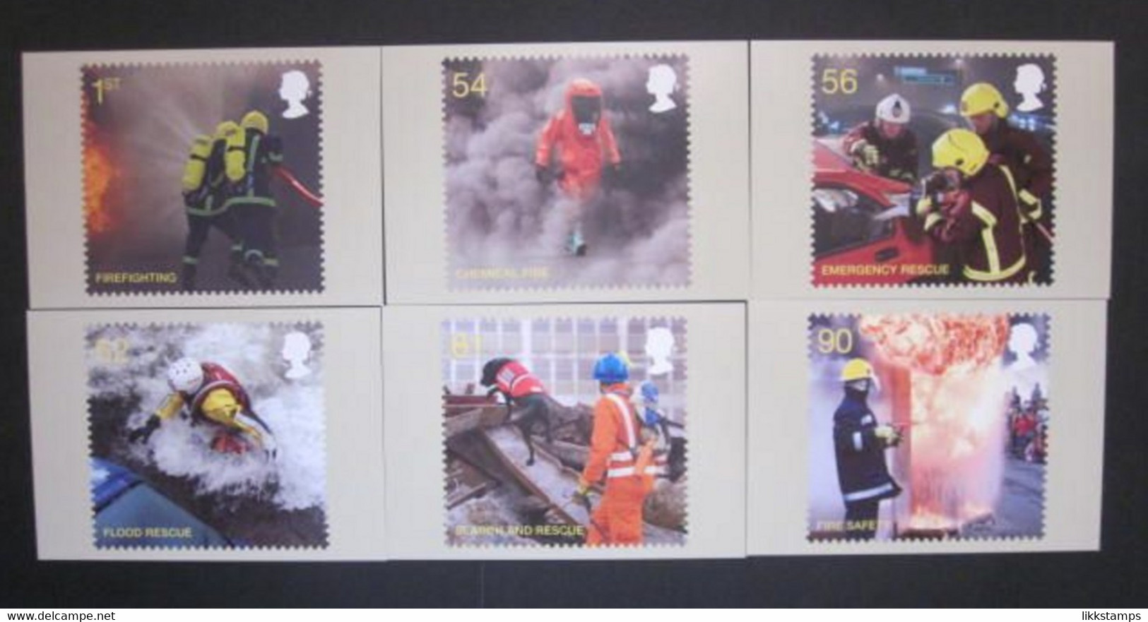 2009 THE FIRE AND RESCUE SERVICE P.H.Q. CARDS UNUSED, ISSUE No. 326 (B) #00675 - PHQ Cards