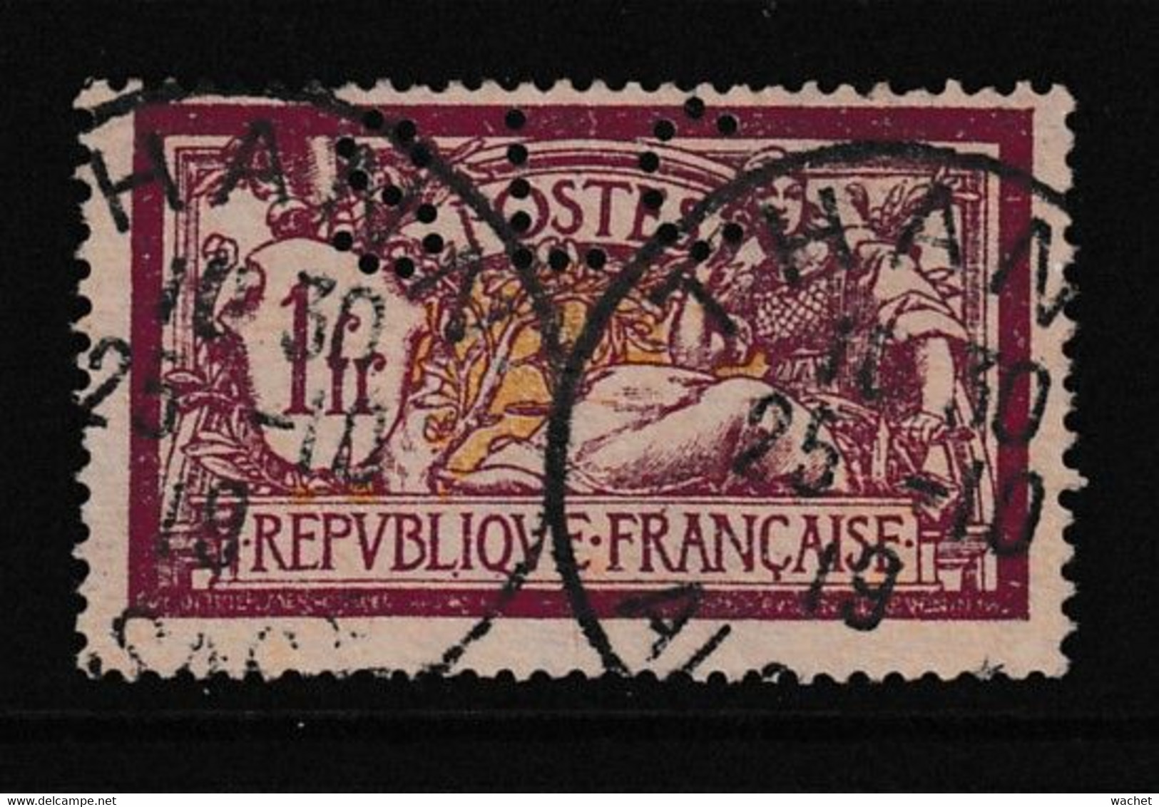 Perforé/perfin/lochung France Merson No 121 SLC  Scheurer-Lauth Et Cie - Otros & Sin Clasificación