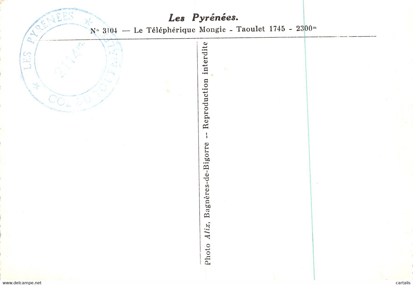 65-LA MONGIE LE TELEPHERIQUE-N°4155-B/0375 - Autres & Non Classés