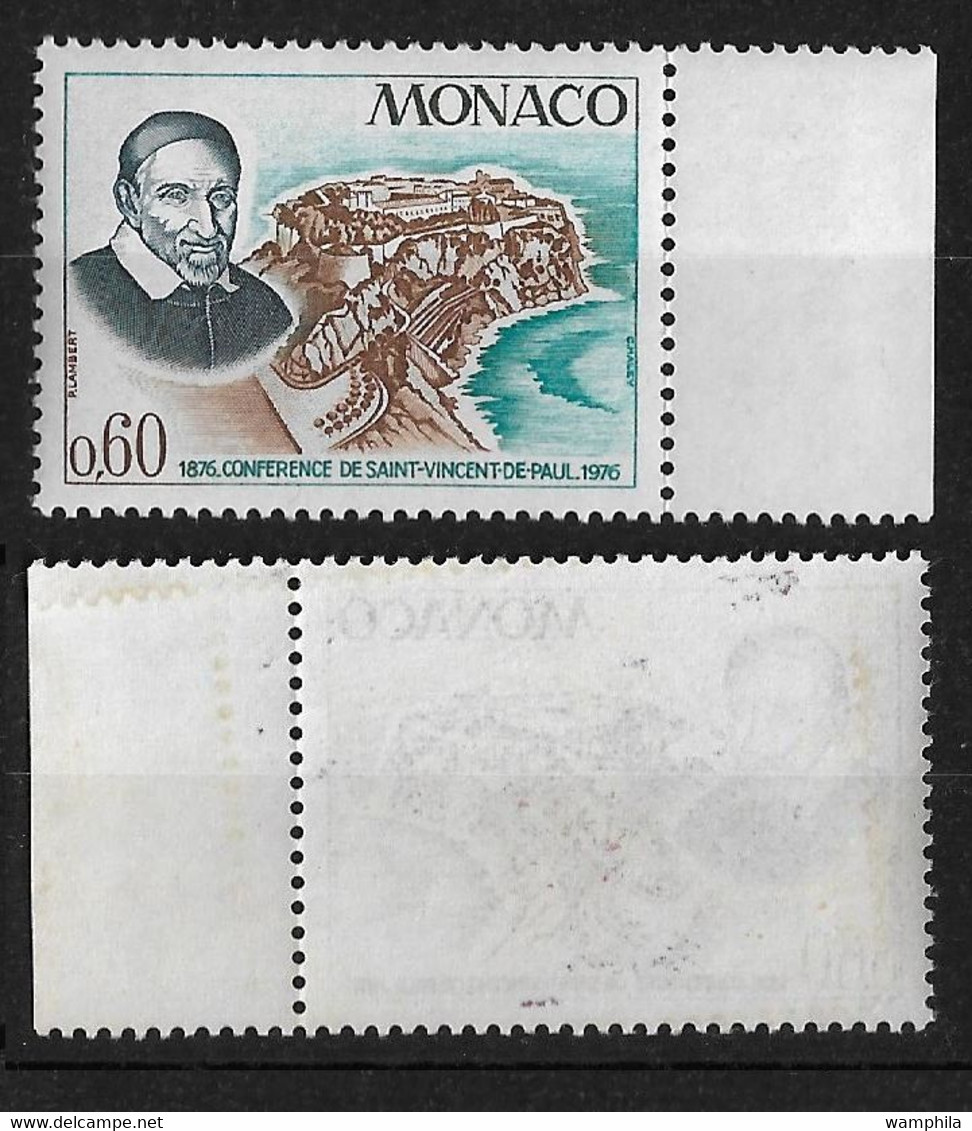 Monaco Année Complète 1976, 36 Timbres**/ Neufs Sans Charnière, (sauf 1067 Adhérence.) Cote 70€. - Années Complètes