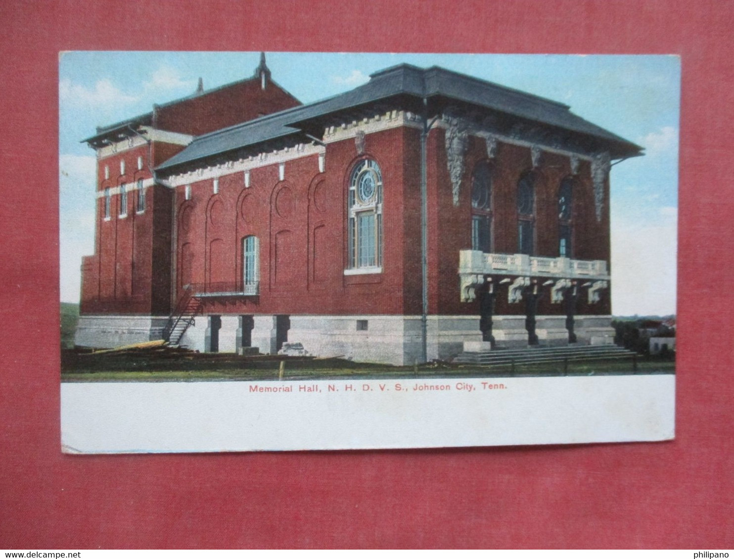Memorial Hall N.H. D.V.S.   Johnson City - Tennessee > Johnson City  Ref 5647 - Johnson City