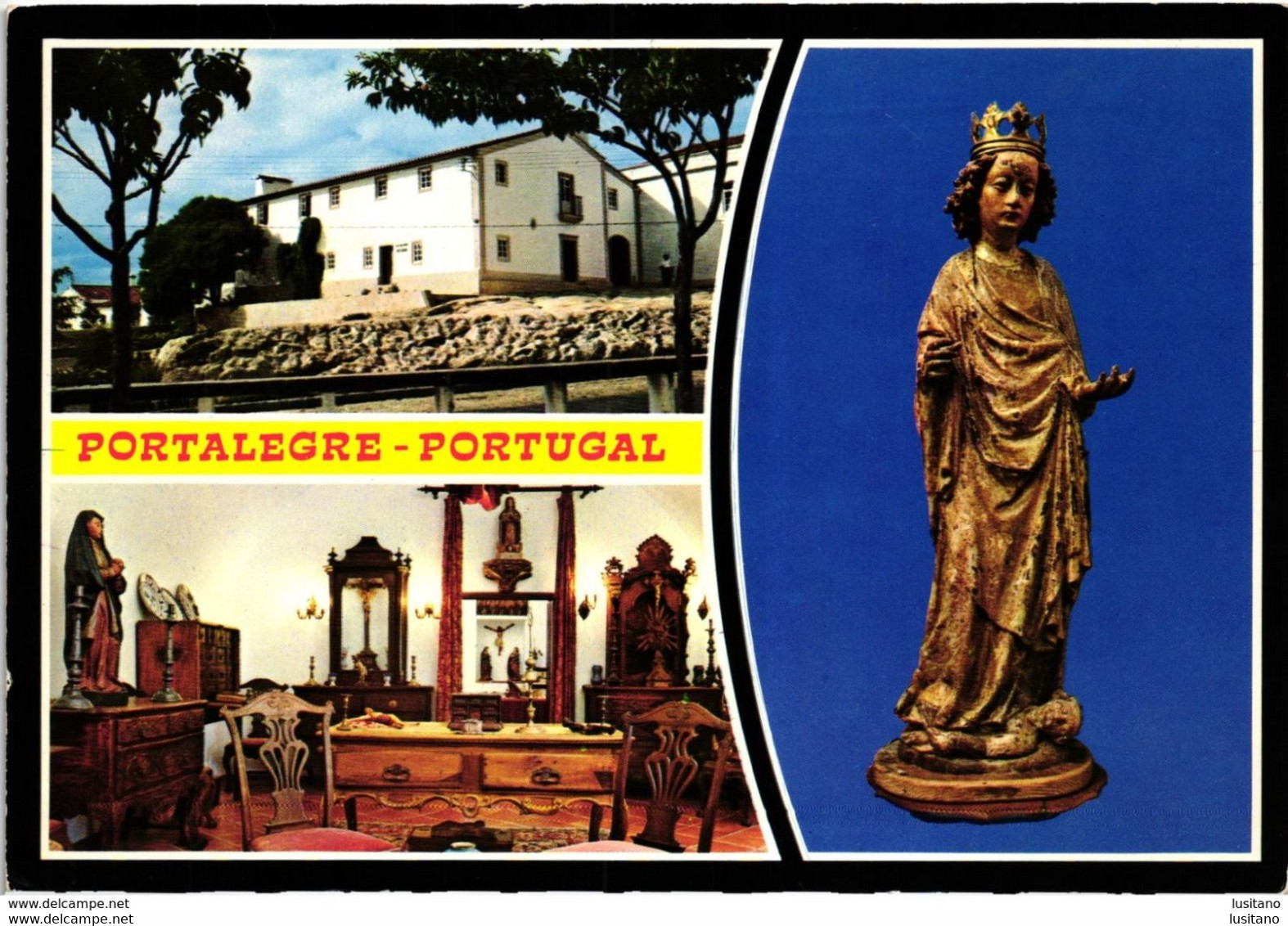 PORTALEGRE - CASA MUSEU JOSE REGIO - IMAGE DE SAINTE CATHERINE ORIGINE FRANCE - PORTUGAL 1960S - Portalegre