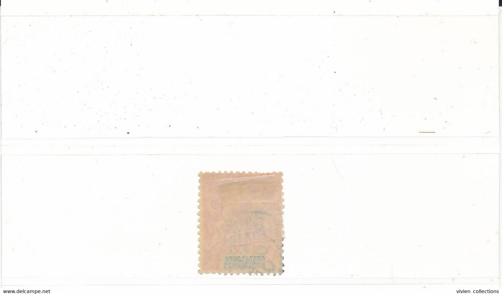 Guadeloupe Timbre Type Groupe N° 36 Oblitéré Oblitération Grand Bourg 30 Octobre 1901 - Used Stamps