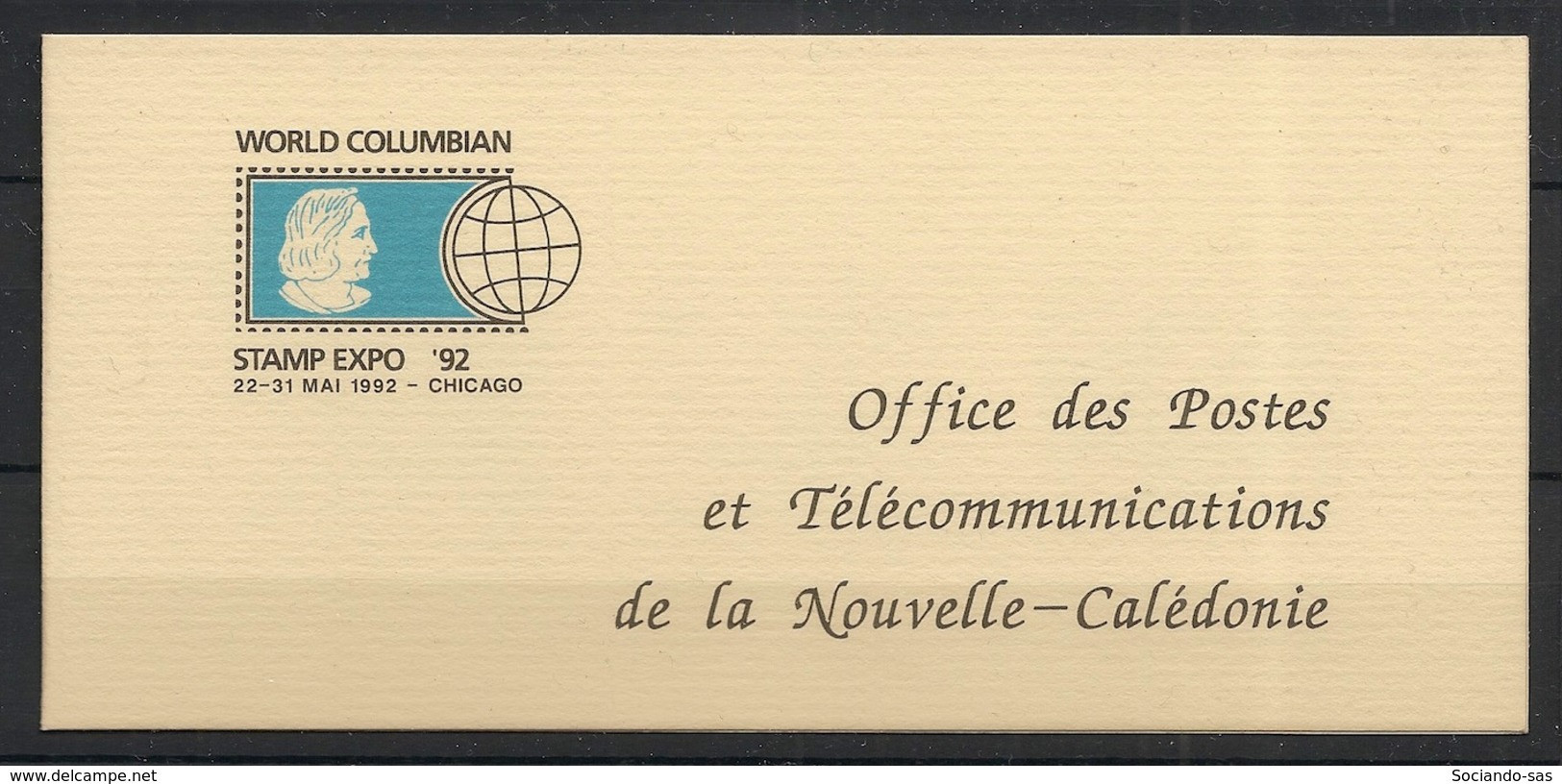 NOUVELLE CALEDONIE - 1992 - Carnet N°Yv. C283 - Colomb - Neuf Luxe ** / MNH / Postfrisch - Booklets