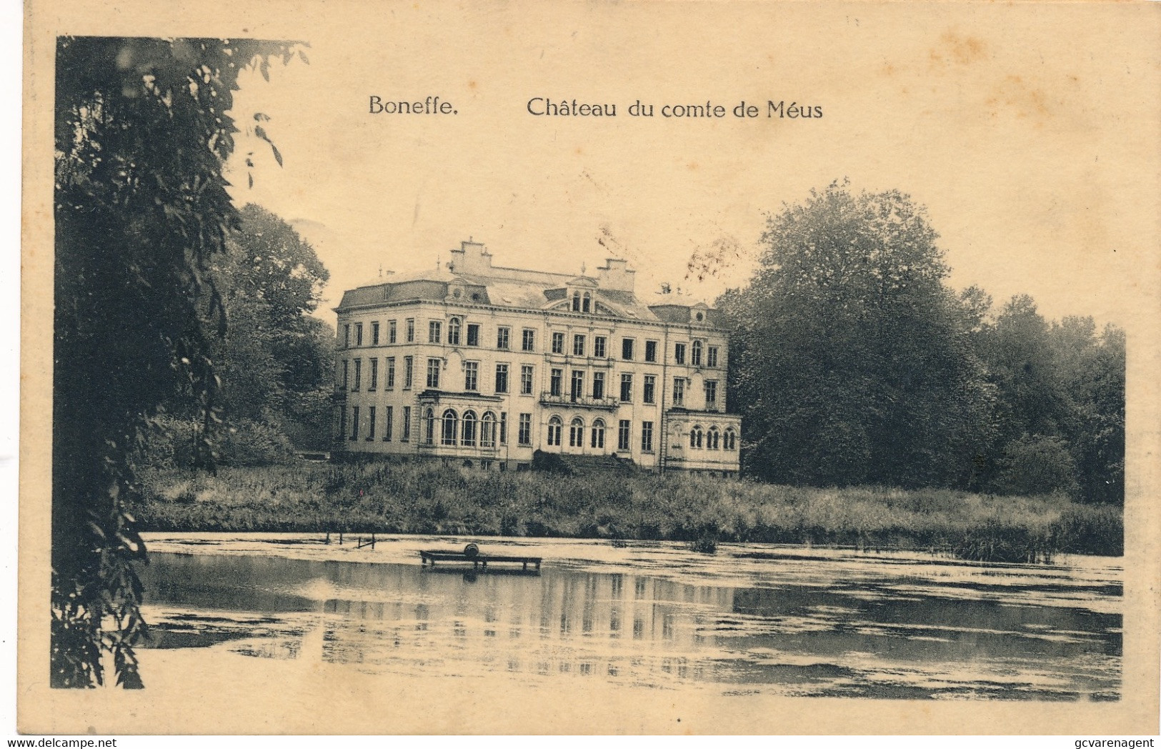 BONEFFE  CHATEAU DU COMTE DE MEUS     2 SCANS - Eghezée