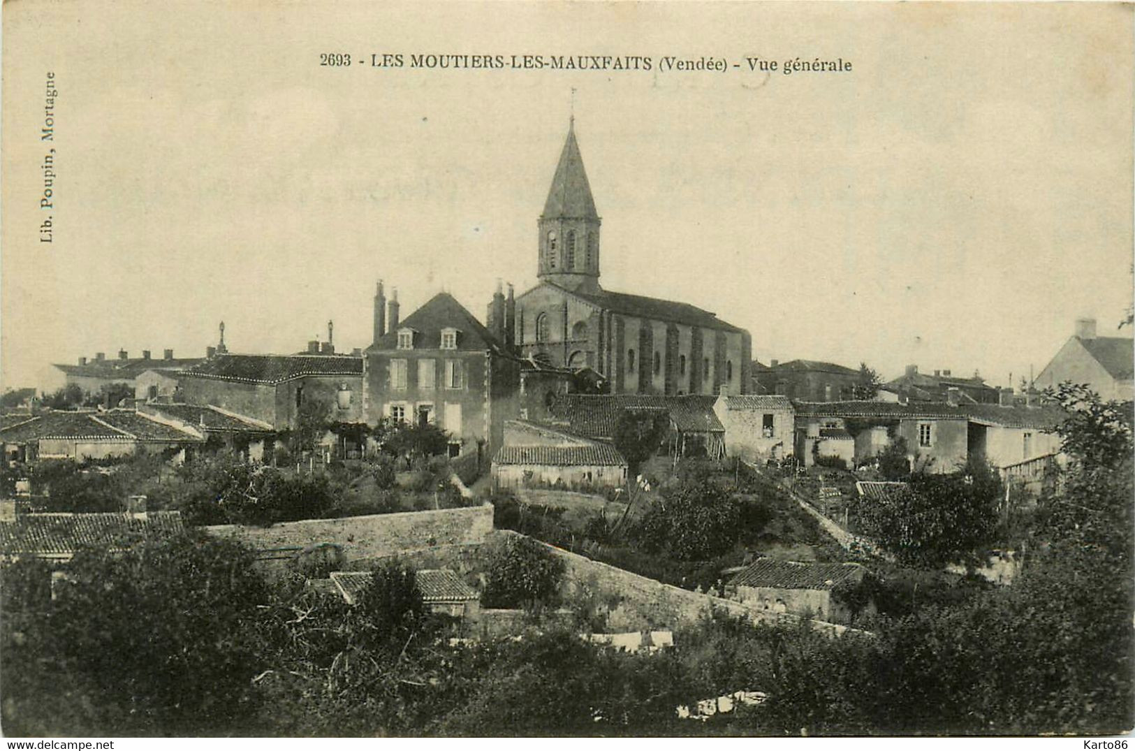 Moutiers Les Mauxfaits * Vue Générale Du Village - Moutiers Les Mauxfaits