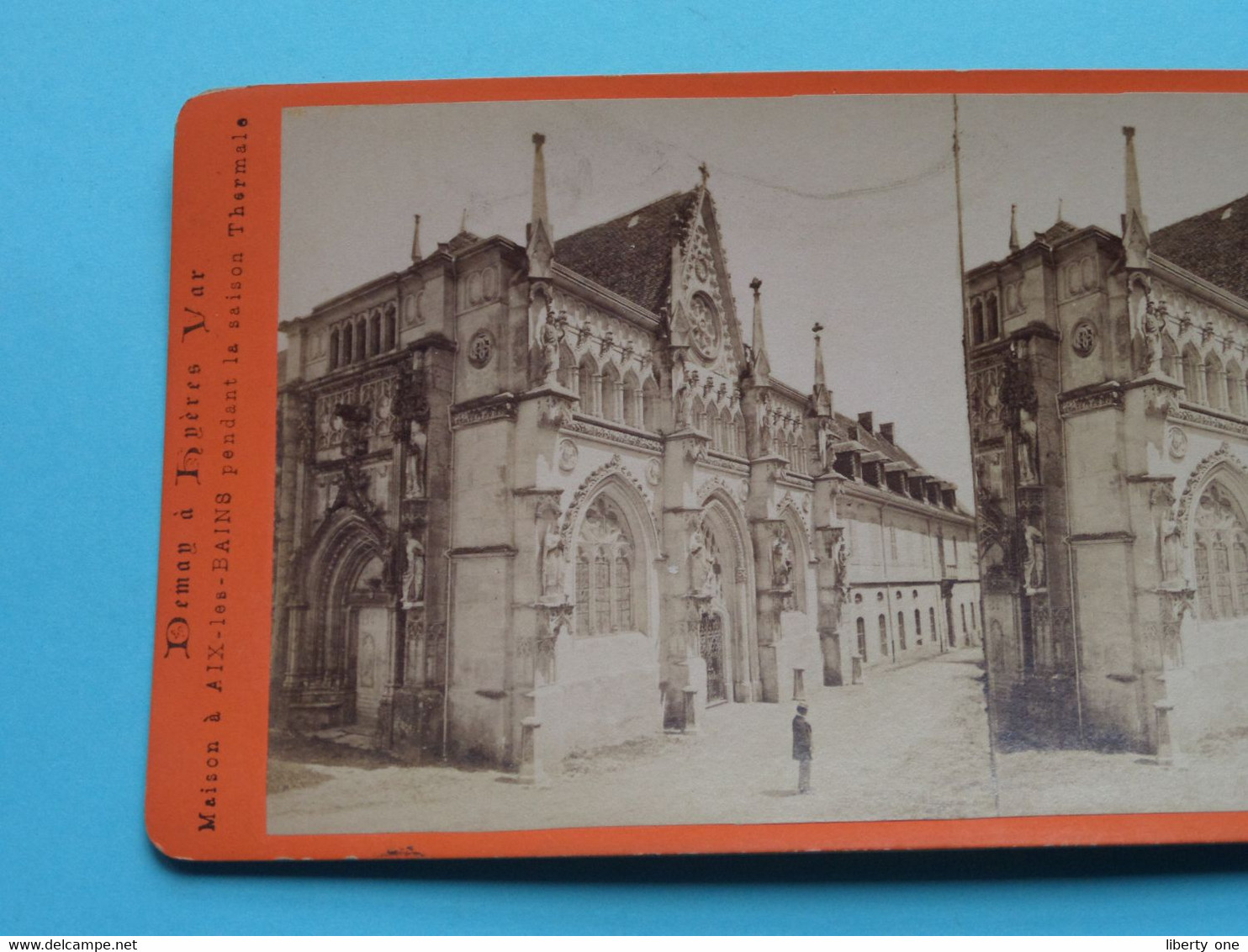 Vues De SAVOIE - Maison à AIX-les-BAINS ( Façade D'Hautecombe ) France ( Stéréo Photo DEMAY à Hyères VAR ) SCANS ! - Stereoscopio