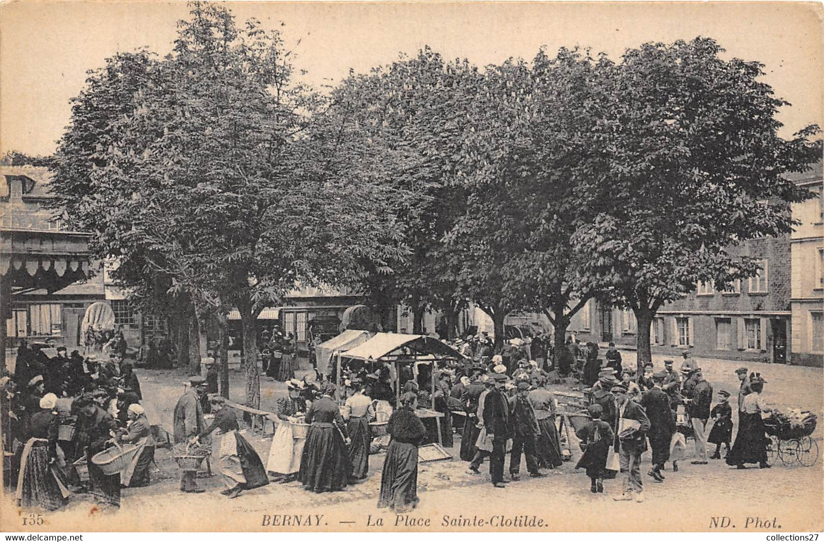 27-BERNAY-LA PLACE SAINTE-CLOTILDE - Bernay