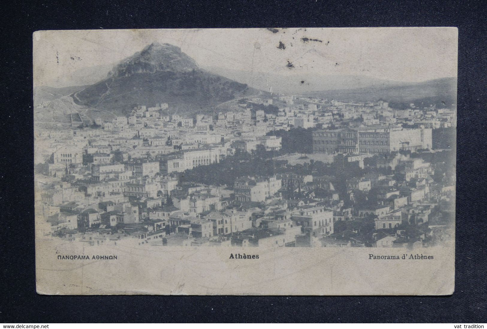 GRECE - Affranchissement De Athènes Sur Carte Postale En 1910 Pour Tunis - L 122652 - Covers & Documents