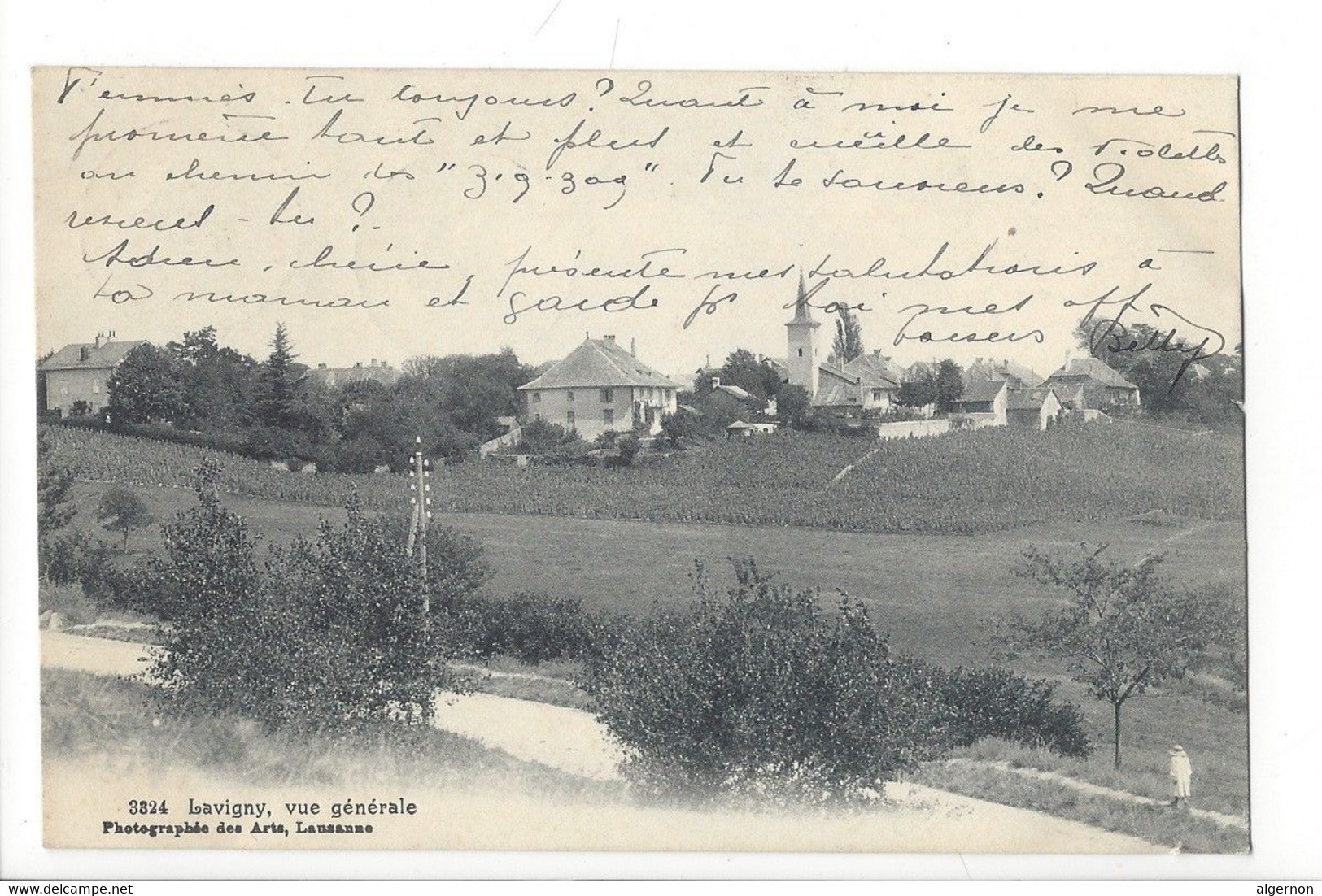 30179 - Lavigny Vue Générale + Cachet Lavigny 1909 - Lavigny