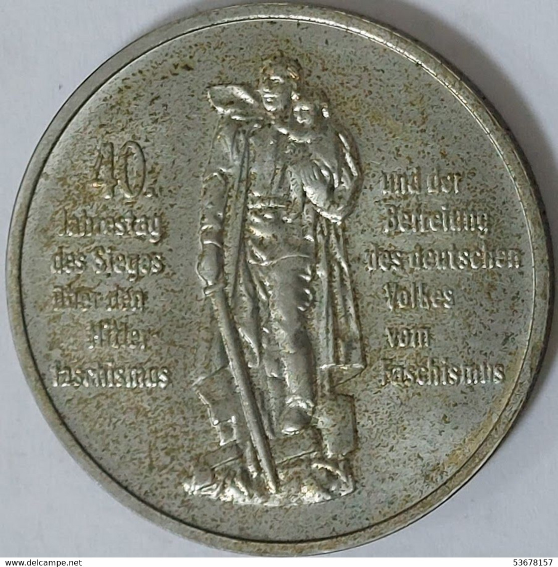 Germany - GDR - 10 Mark, 1985, 40th Anniversary - Liberation From Fascism, KM# 106 - Collections