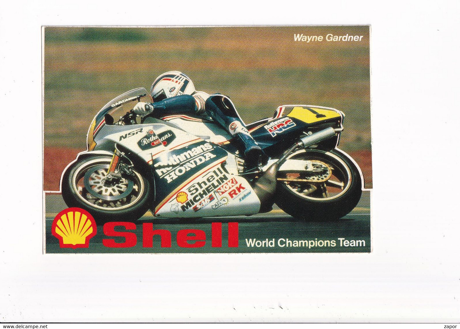 Moto - Shell - Wayne Gardner - Trading-Karten