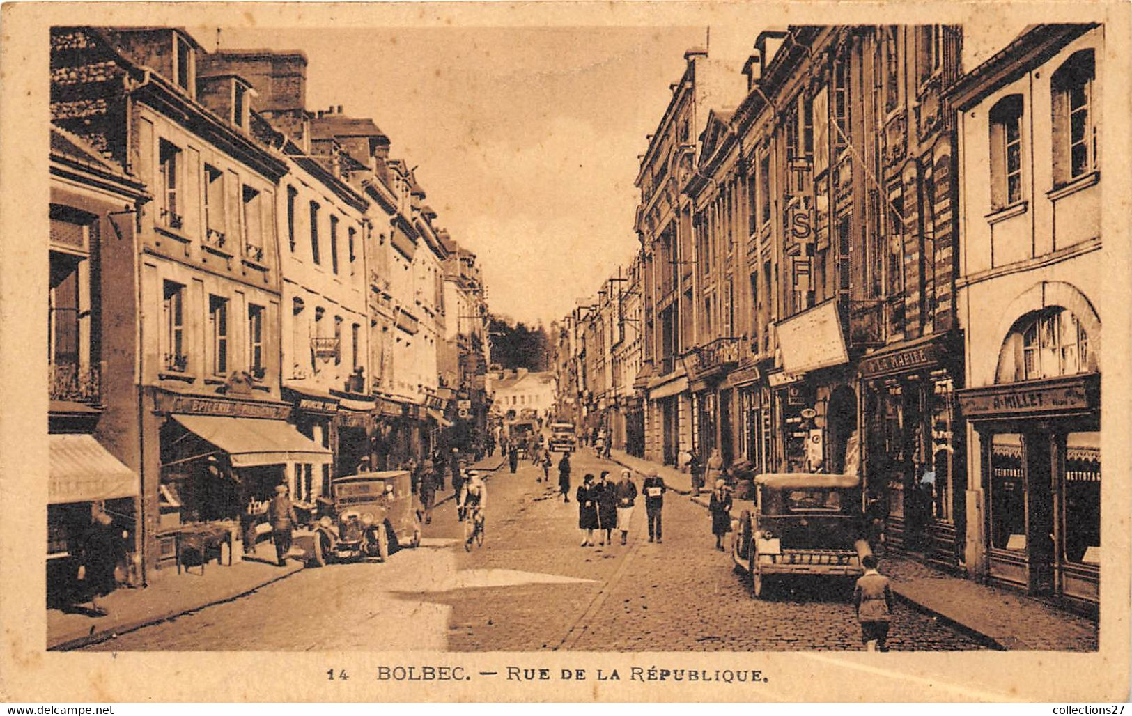 76-BOLBEC- RUE DE LA REPUBLIQUE - Bolbec