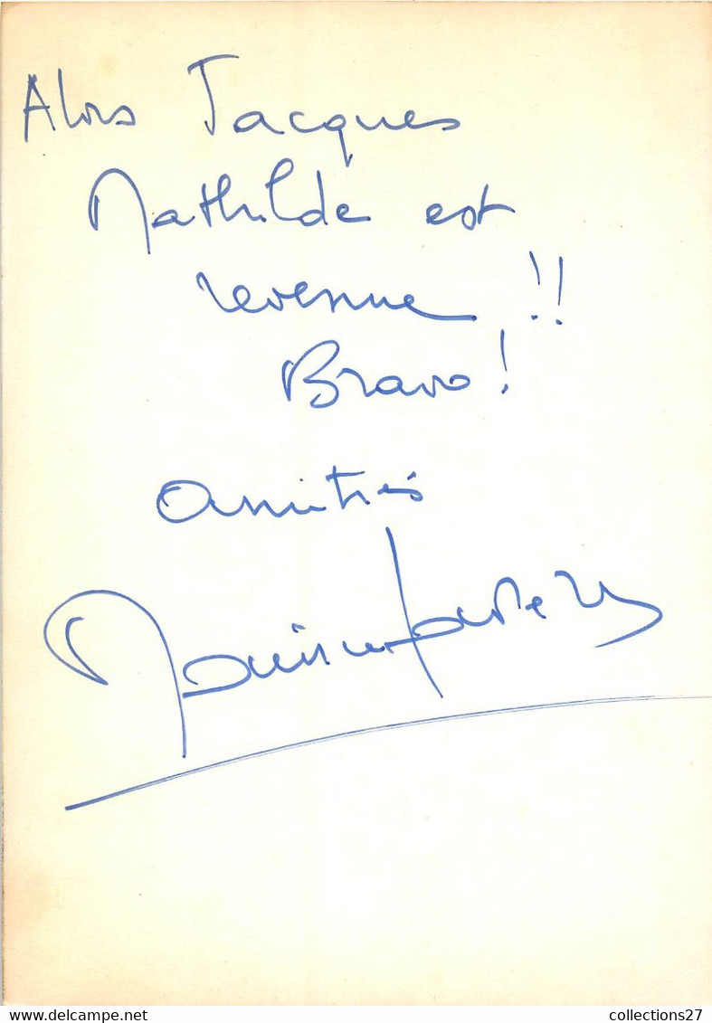MAURICE FAVIERES - CARTE - CPMS - AUTOGRAPHIE - Other & Unclassified